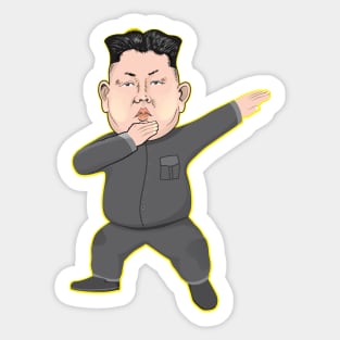 Kim Jong Un Dabs Sticker